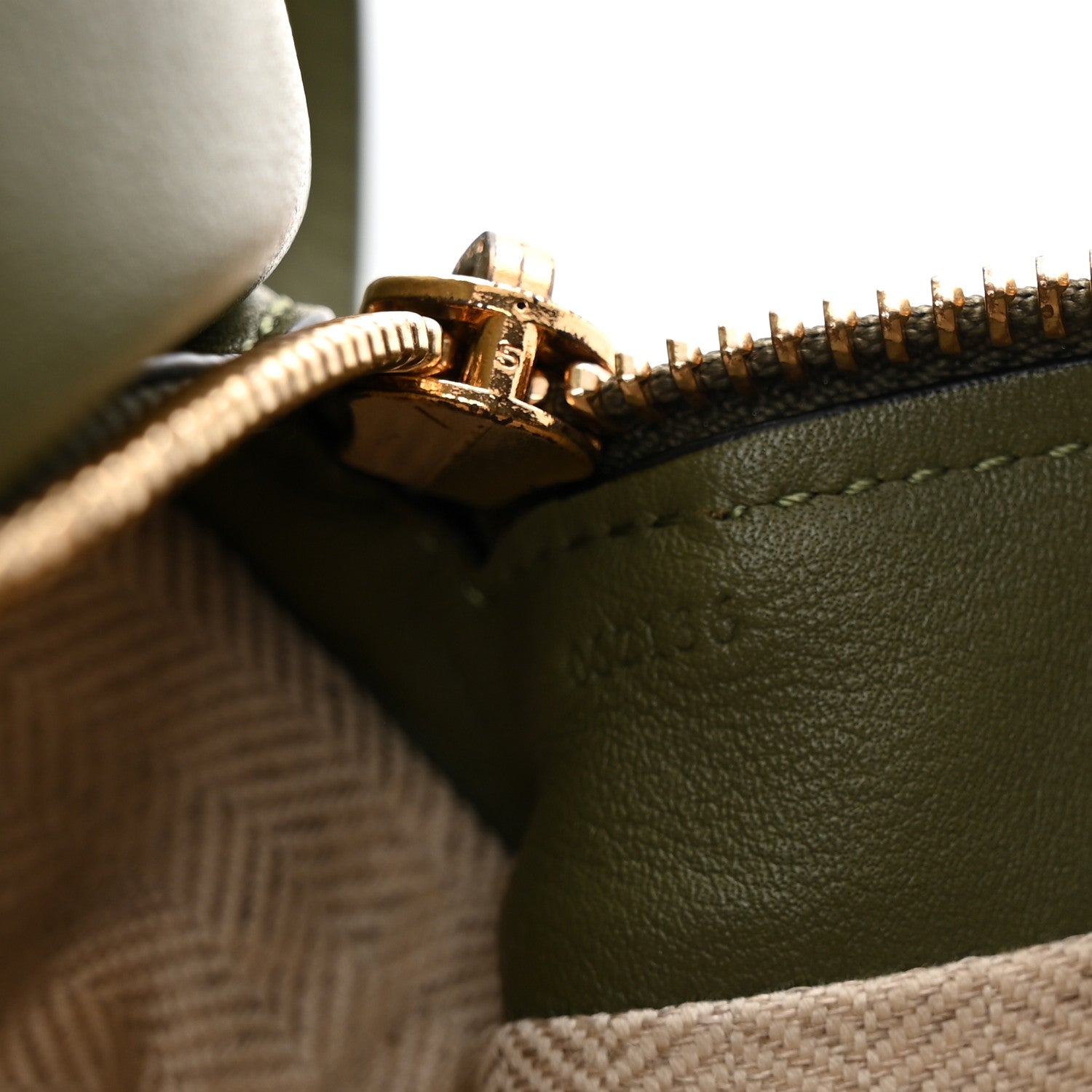Calfskin Puzzle Hobo Avocado