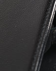 Caviar Quilted Small Boy Flap Black