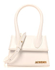 Smooth Calfskin Le Chiquito Moyen White