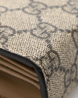 GG Supreme Monogram Mini Dionysus Chain Wallet Beige Taupe