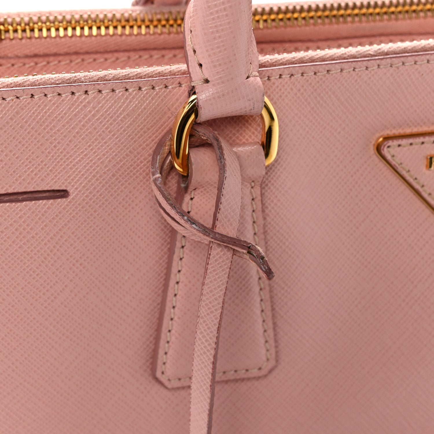 Saffiano Medium Galleria Double Zip Tote Orchidea