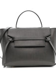 Smooth Calfskin Mini Belt Bag Grey