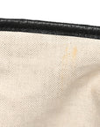 Textured Dollar Calfskin Medium Ophidia Shoulder Tote Bag Black