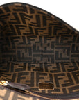 Fabric Jacquard FF 1974 Medium Baguette Tobacco Moro Black