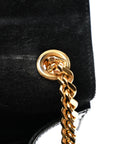 Patent Small Monogram Kate Satchel Black
