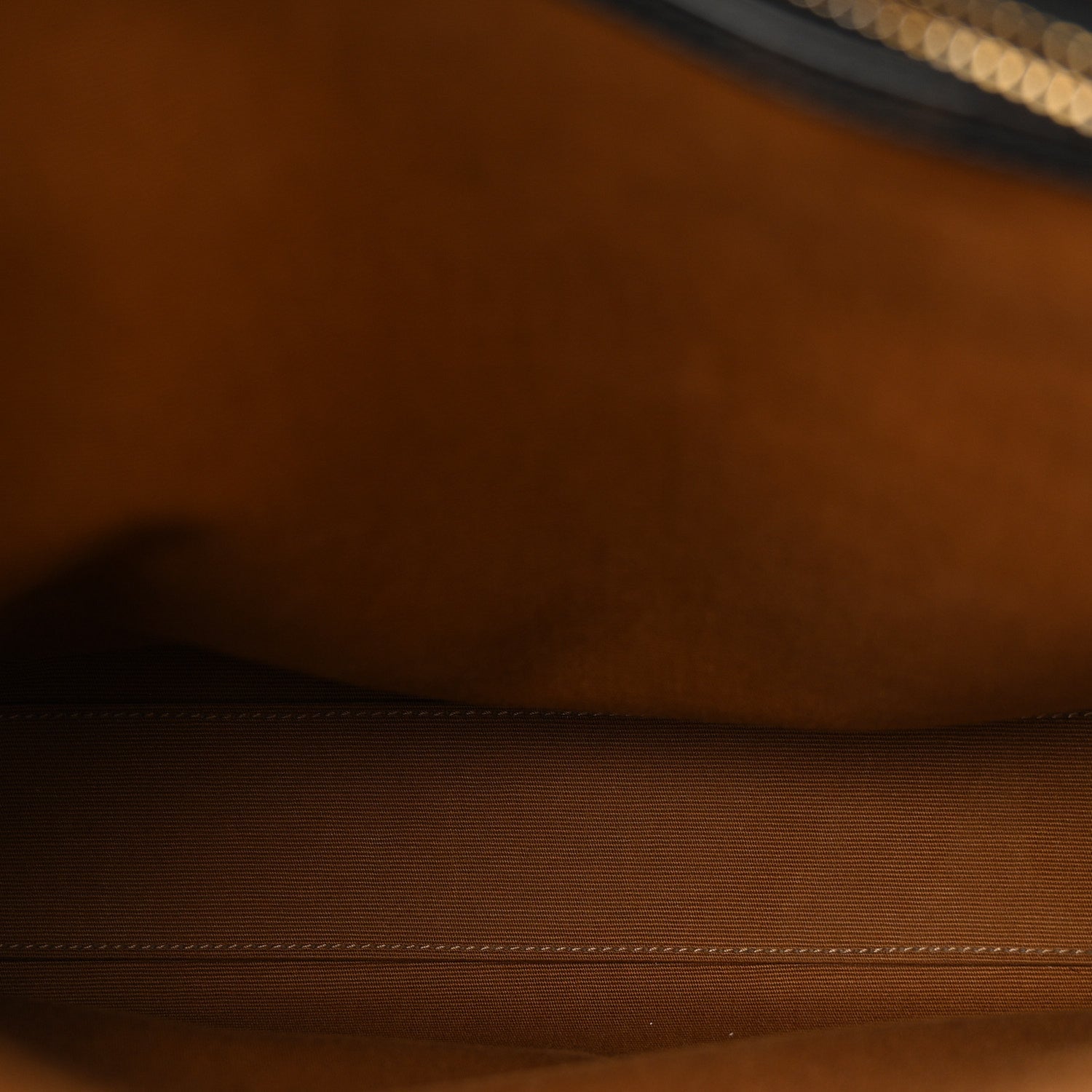 Triomphe Canvas Calfskin Small Vertical Cabas Tan