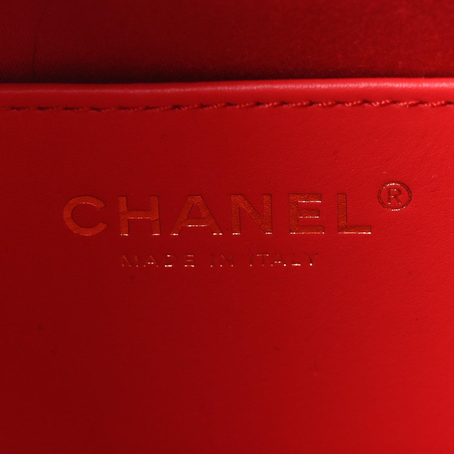 Caviar Quilted Mini CHNL 25 Handbag Red