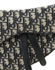 Oblique Saddle Bag Blue