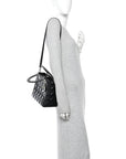 Lambskin Cannage Medium Lady D1OR Black