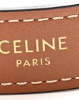 Triomphe Canvas Calfskin Ava Shoulder Bag Tan