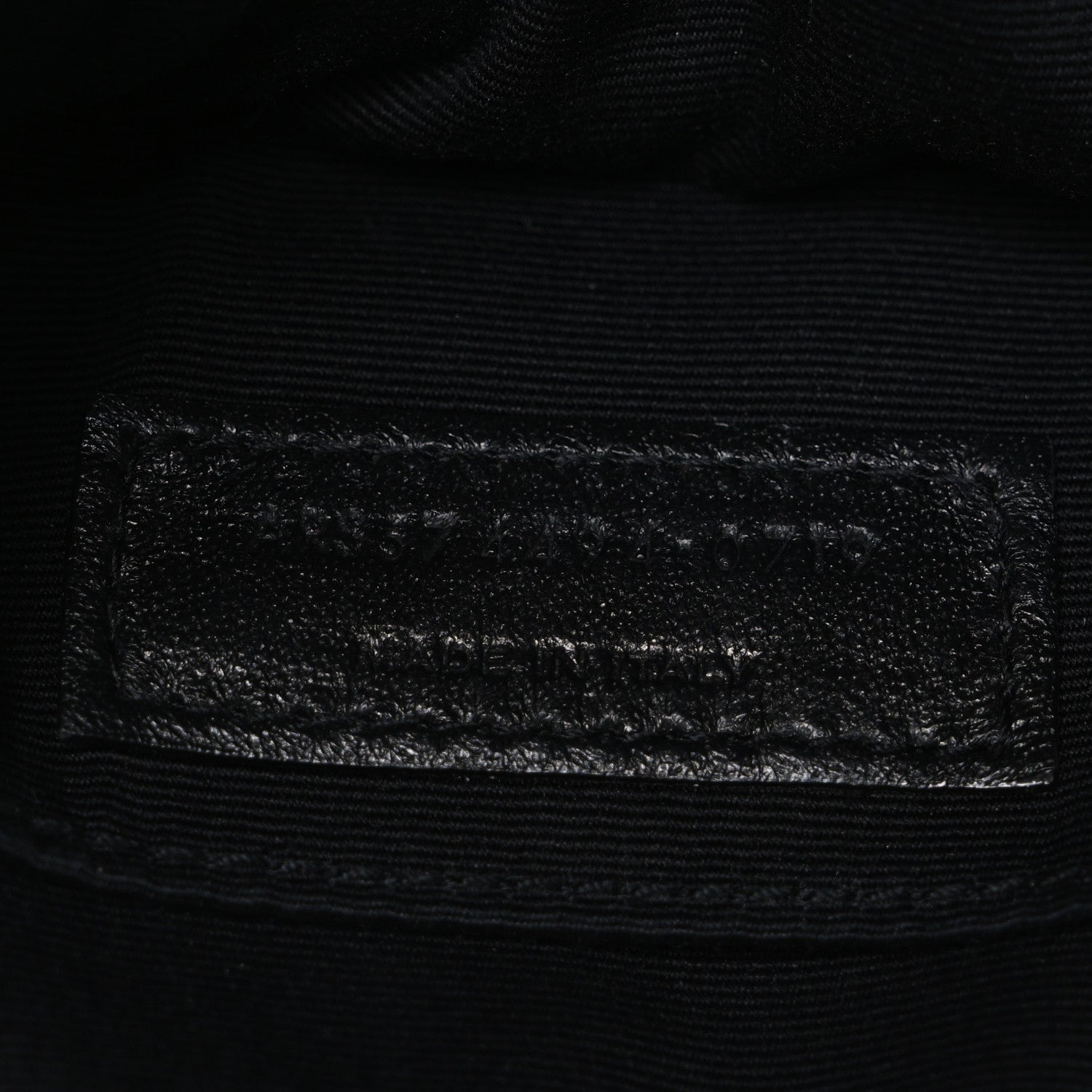 Calfskin Matelasse Monogram Lou Camera Bag Black