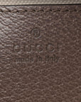 GG Supreme Monogram Textured Dollar Calfskin Web Mini Ophidia Top Handle Bag Beige Ebony New Acero