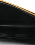 Smooth Calfskin Classic Monogram Kate Tassel Chain Wallet Black