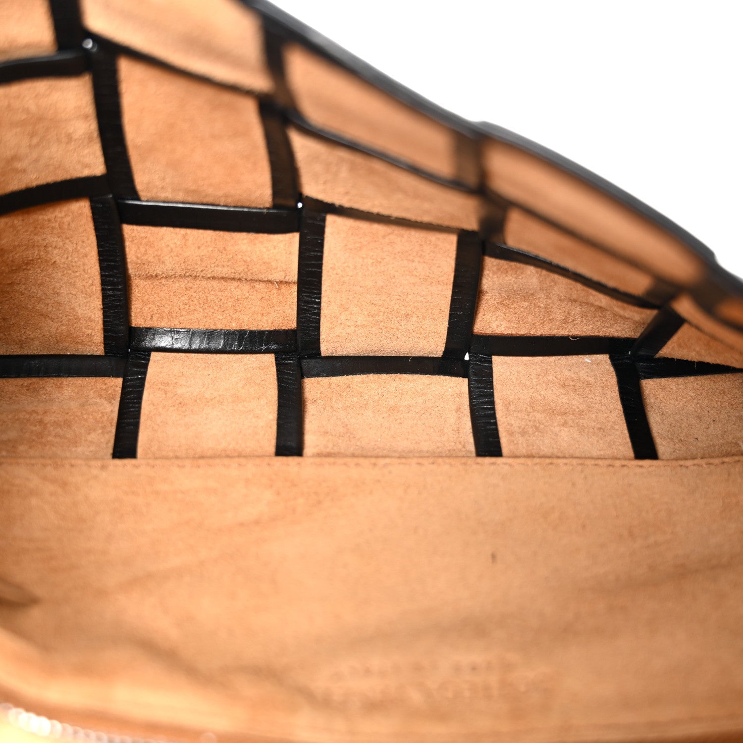 Paper Calfskin Intrecciato Stretch Cassette Black