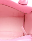 Grained Calfskin Micro The Tote Bag Fluro Candy