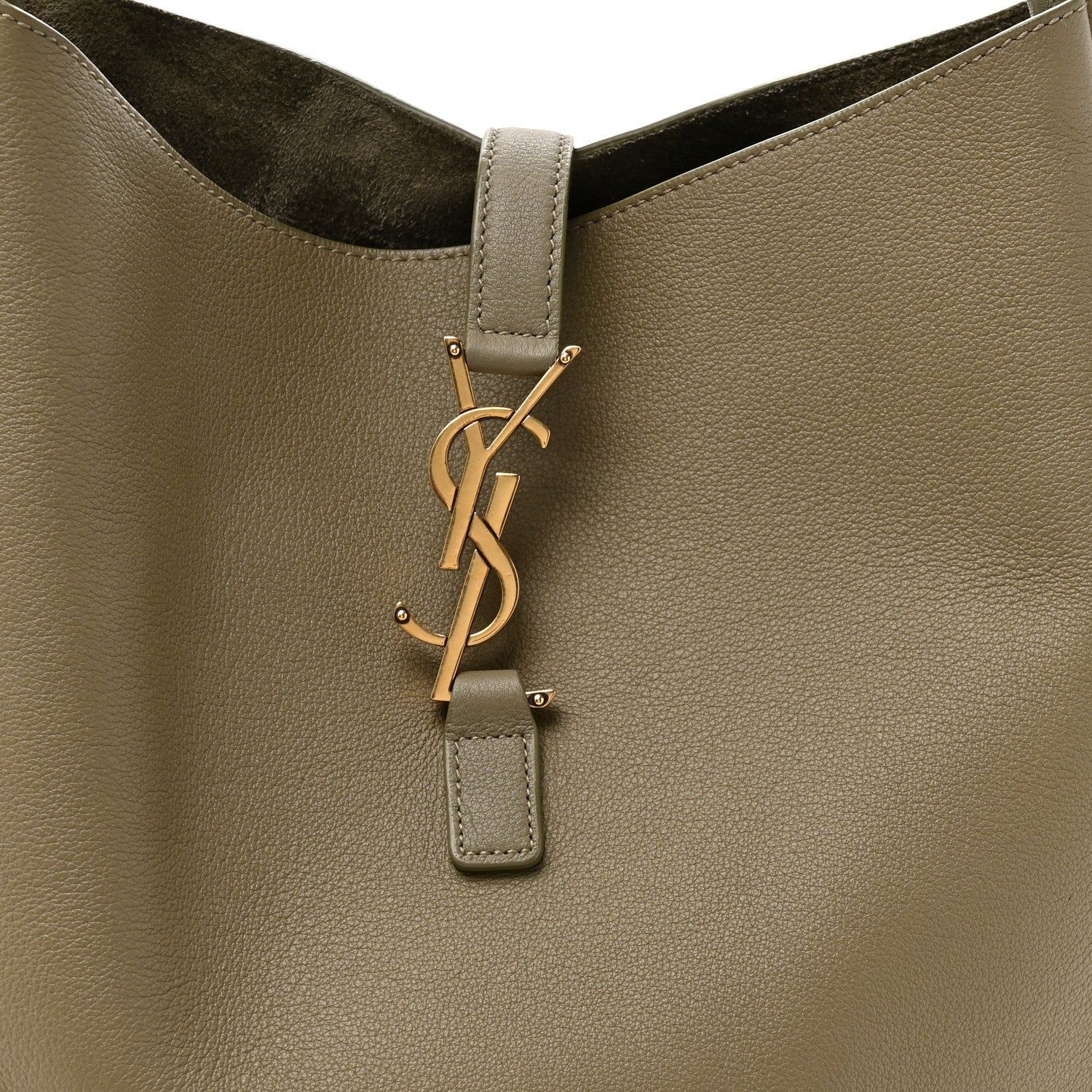 Supple Calfskin Large Le 5 A 7 Soft Hobo Strong Moss