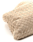 Suede Intrecciato Large Hop Mastice