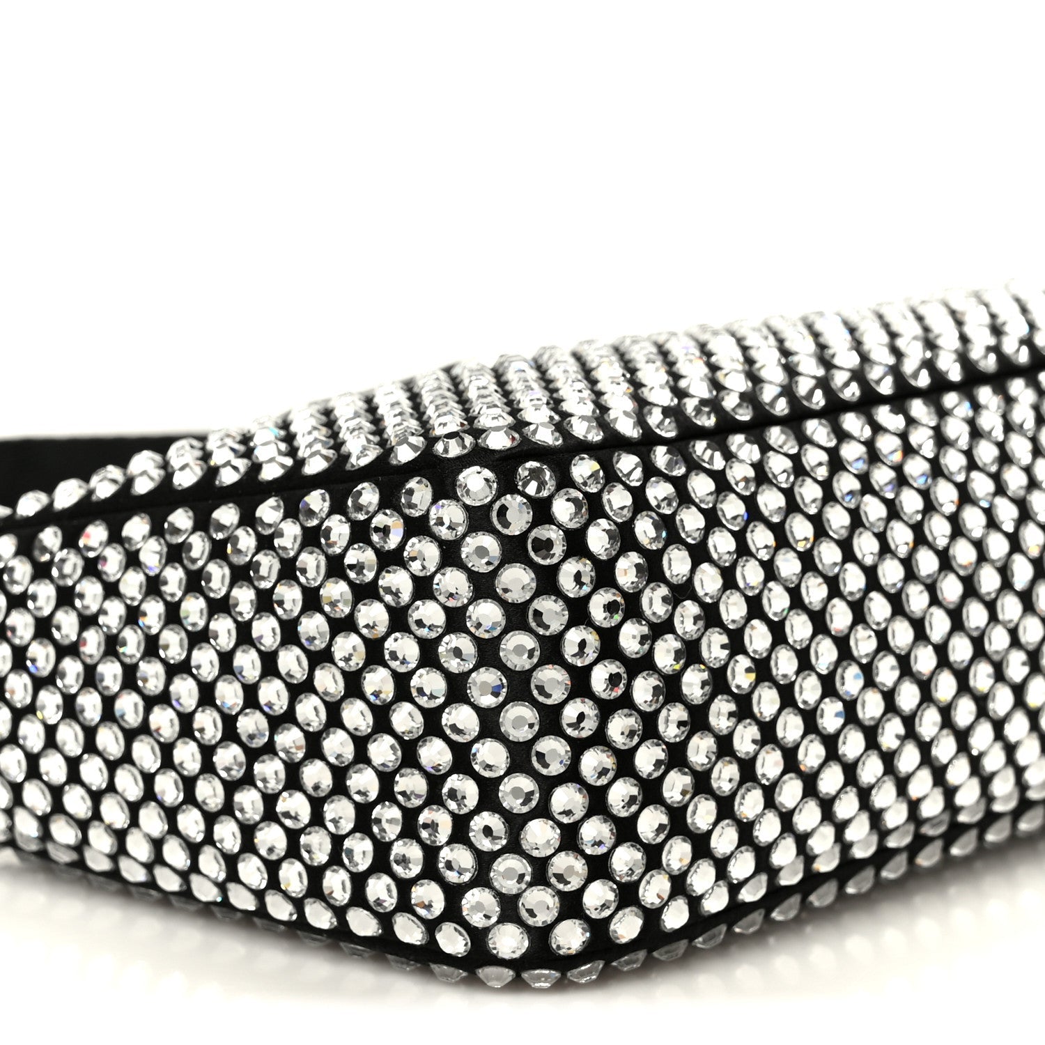 Satin Crystal Mini Re-Edition 2000 Bag Cristal
