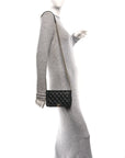 Caviar Quilted Boy Wallet On Chain WOC Black