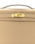 Swift Kelly Longue Clutch Pochette Tabac Camel