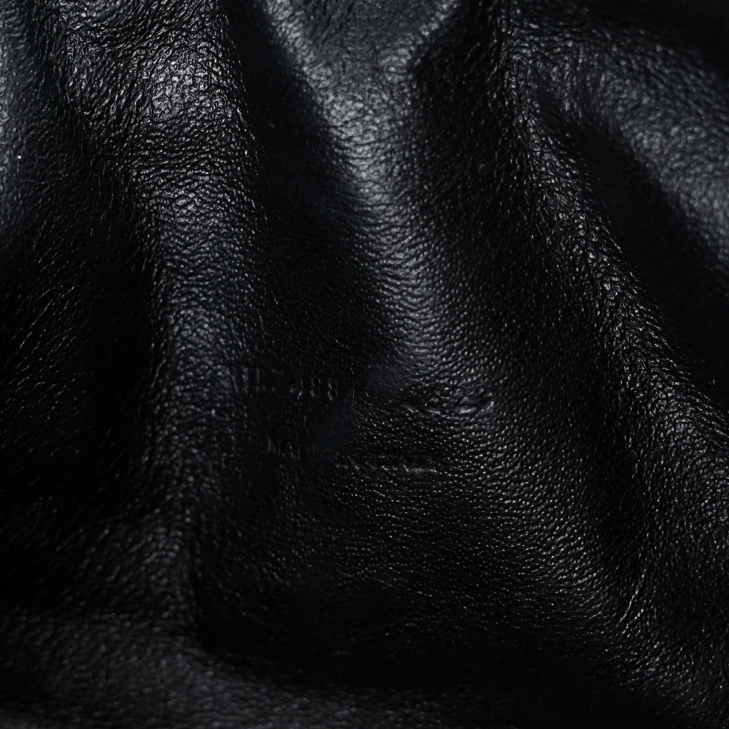 Calfskin Matelasse Monochrome Monogram Mini Lou Camera Bag Black
