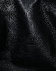 Calfskin Matelasse Monochrome Monogram Mini Lou Camera Bag Black