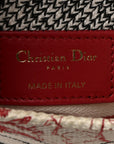 Canvas Embroidered Medium D1ORamour D-Royaume Lady D-Lite Red Multicolor