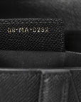 Grained Calfskin Saddle Bag Black