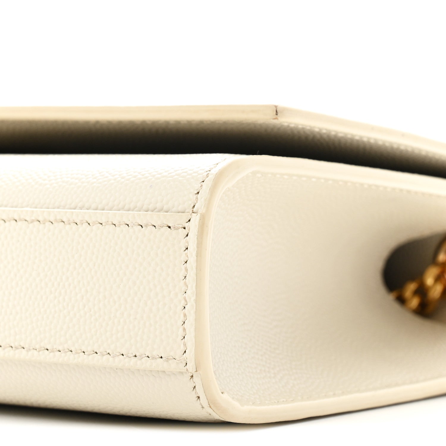 Grain De Poudre Small Monogram Kate Satchel Crema Soft