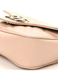 Calfskin Matelasse Super Mini GG Marmont Shoulder Bag Porcelain Rose