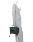 Grained Calfskin Micro Belt Bag Amazone