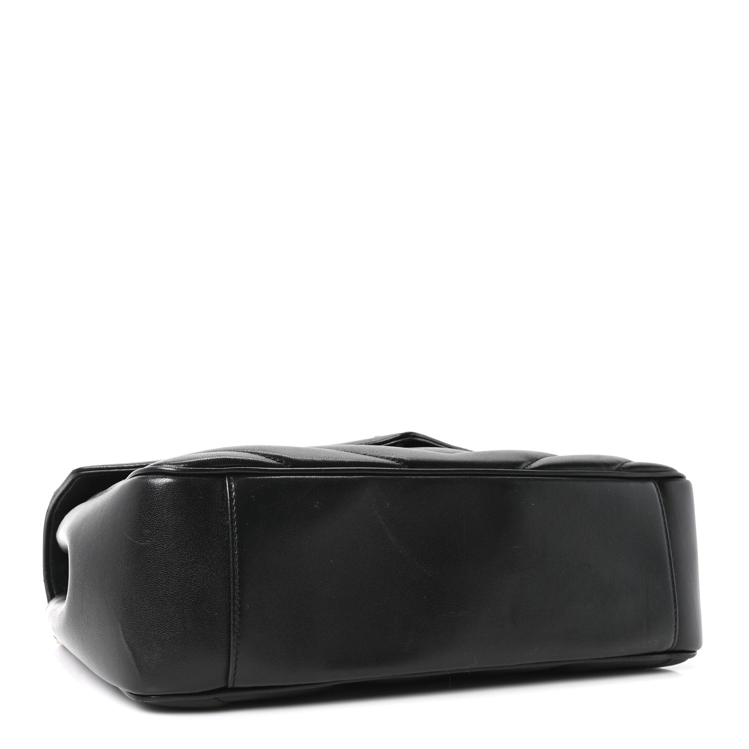 Lambskin Chevron Quilted Large LouLou Black