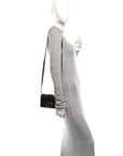 Smooth Calfskin 30 Montaigne Flap Bag Black