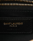 Lambskin Quilted Toy Loulou Puffer Monogram Chain Satchel Jaune Pale