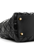 Crinkled Patent Cannage Medium Bohemian Lady D1OR Black