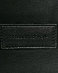 Linen Canvas Rive Gauche Zipped Pouch Black