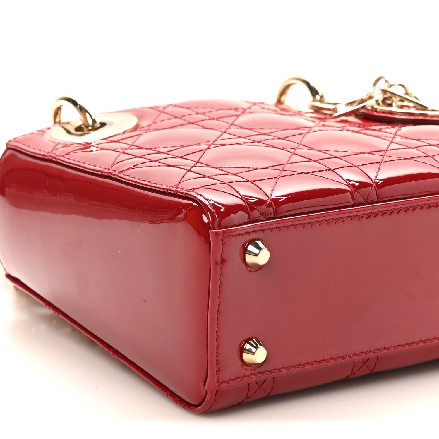 Patent Cannage Mini Lady D1OR Red