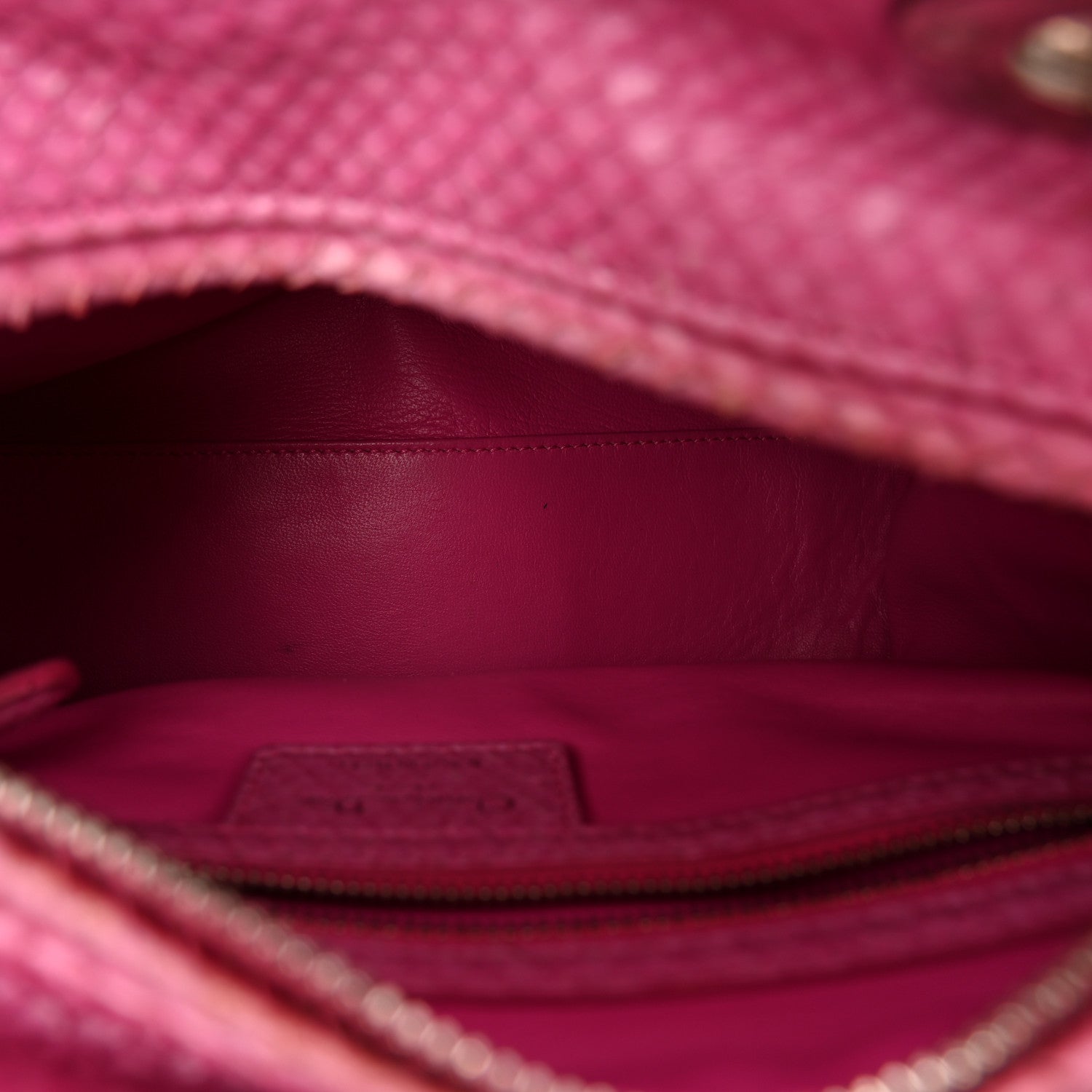 Snakeskin Medium Lady D1OR Pink