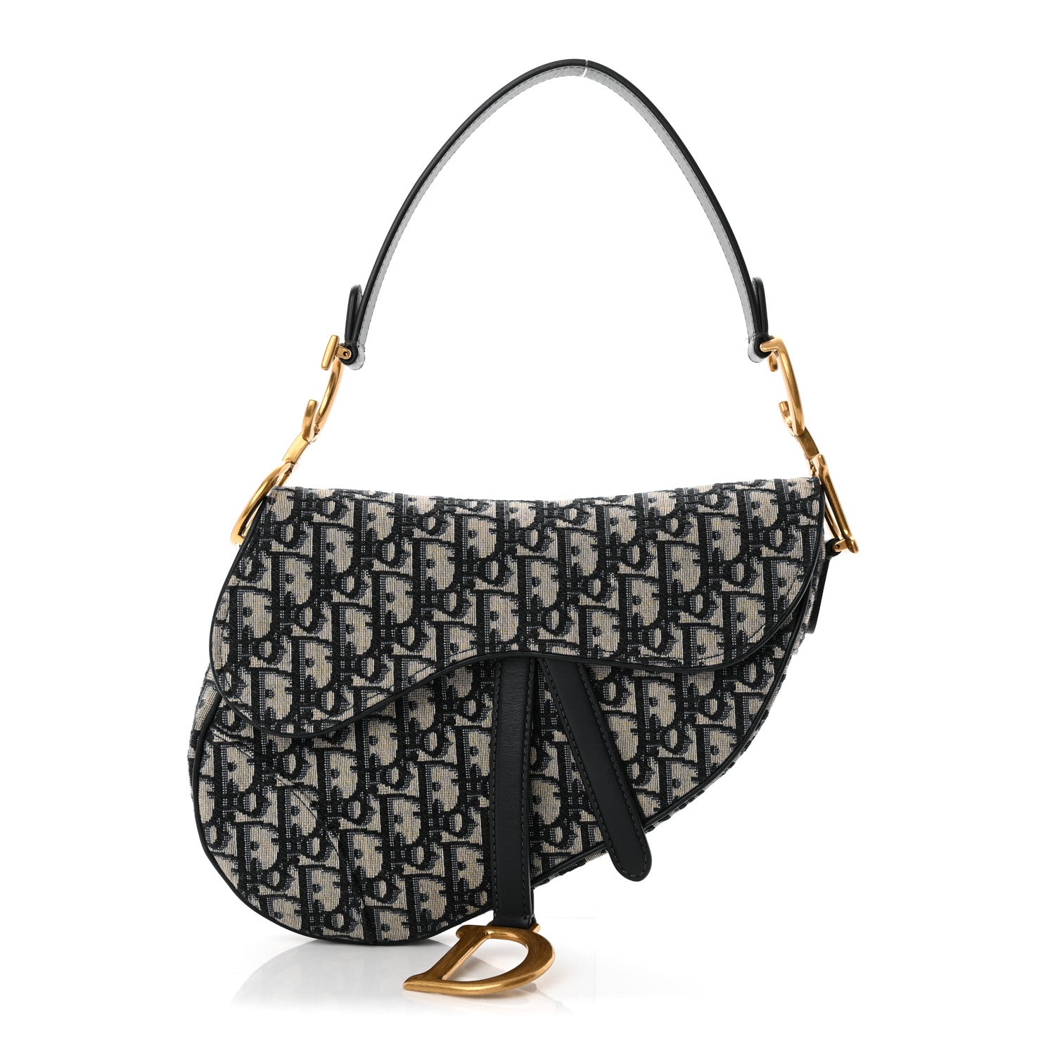 Oblique Saddle Bag Blue