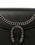 Calfskin Mini Dionysus Chain Wallet Black
