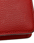 Dollar Calfskin Swarovski Crystal Small Dionysus Shoulder Bag Hibiscus Red