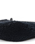 Terry Cloth Mini Re-Edition 2000 Bag Black White