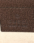 Soft GG Supreme Monogram Medium Ophidia Belt Bag Dark Brown