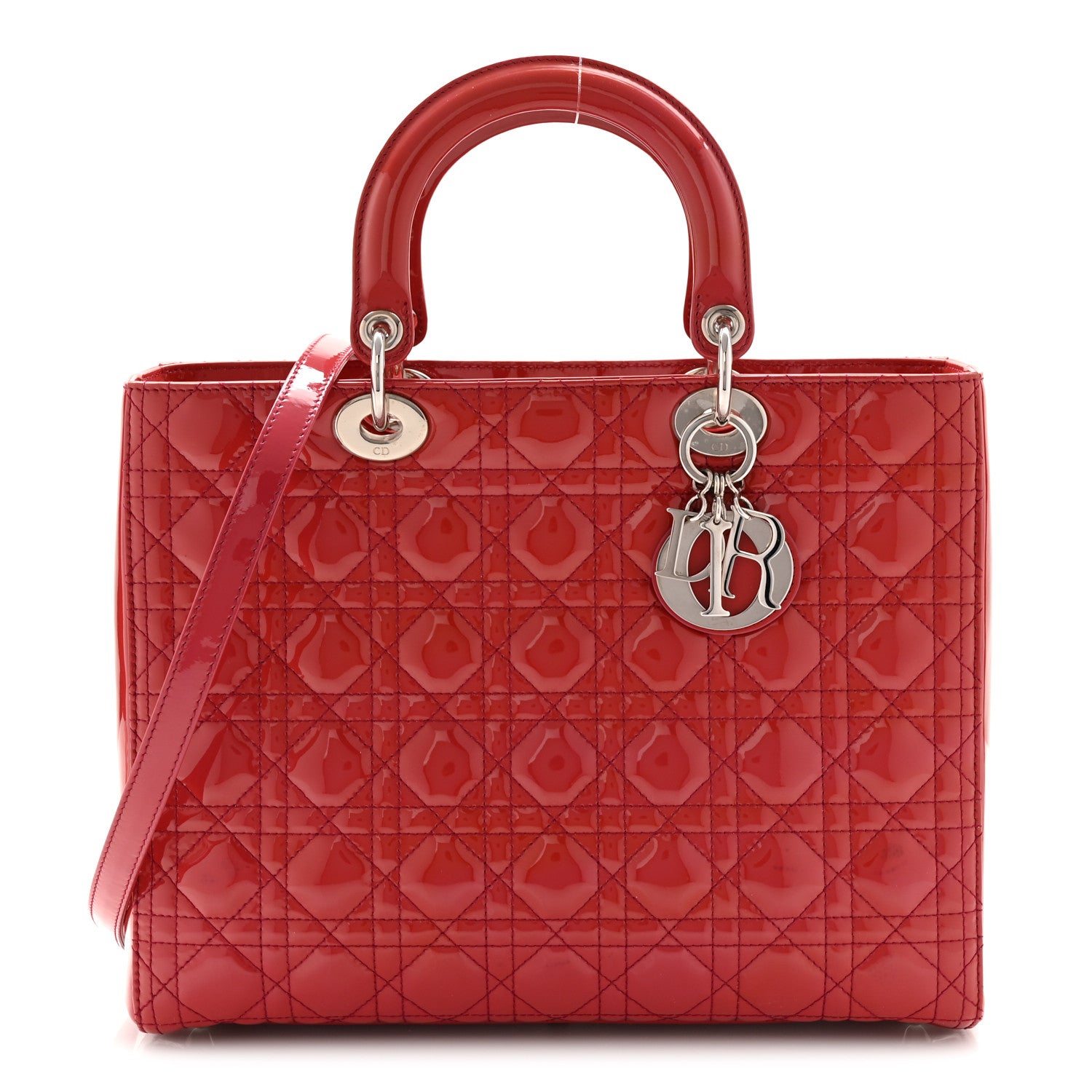 Patent Cannage Large Lady D1OR Fuchsia