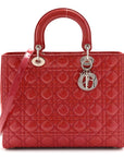 Patent Cannage Large Lady D1OR Fuchsia
