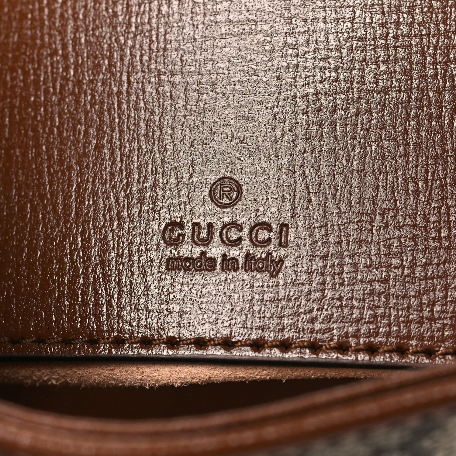 GG Supreme Monogram Azalea Calfskin Web Mini Jackie 1961 Hobo Beige Ebony Brown Sugar