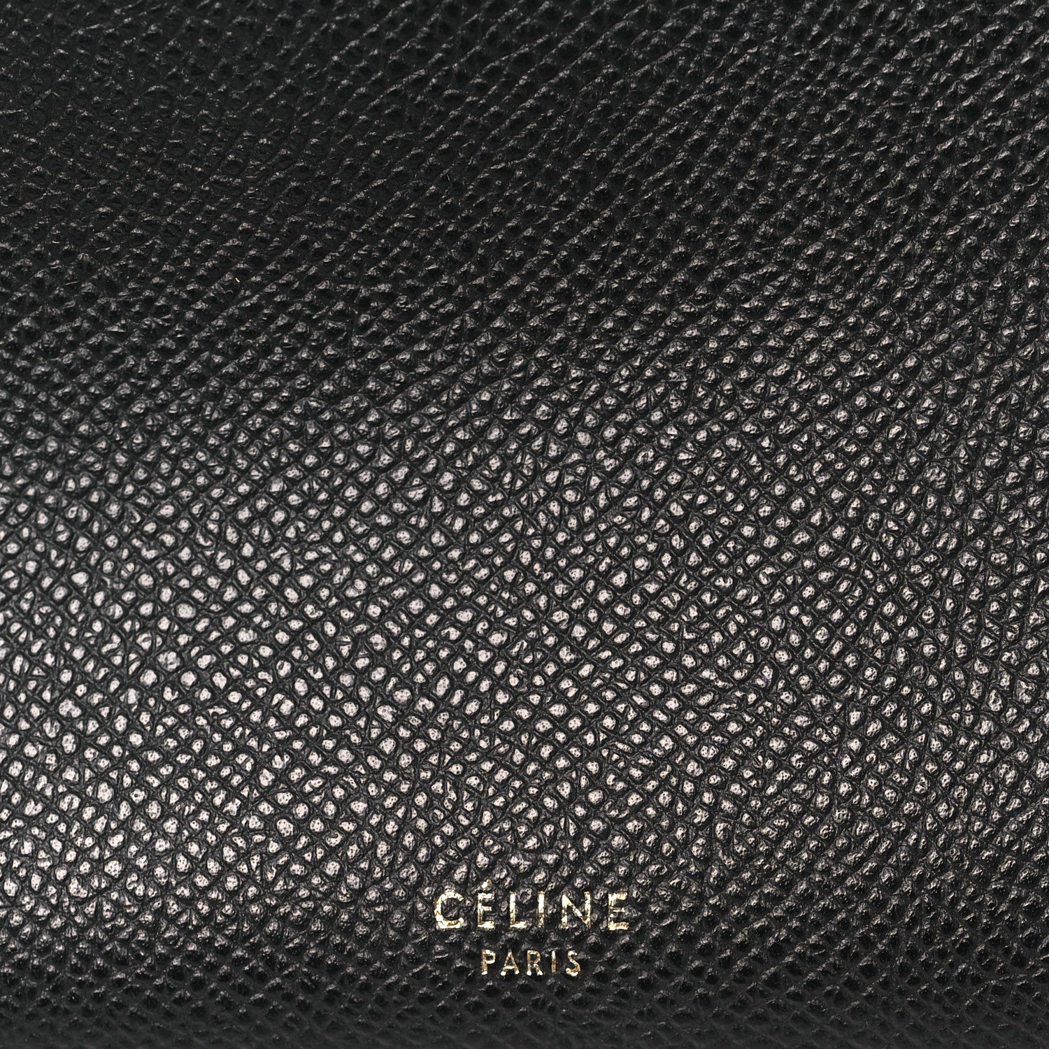 Grained Calfskin Mini Belt Bag Black