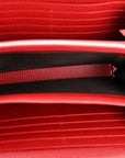 Calfskin Mini Dionysus Chain Wallet Hibiscus Red
