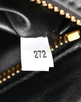 Soft Calfskin Medium Aimee Shoulder Bag Black