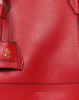 Calfskin Medium Diamond Tote Red